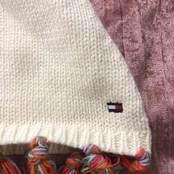 Tommy Hilfiger cream mock neck sweater size 4/4T - Picture 4 of 5